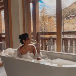 Dimpi Sanghvi Instagram - Swiss Mornings 🇨🇭 Chilling at my fav spot in this stunning @airbnb 💫 #switzerland #airbnb #airbnbexperience #bestairbnb #dimpitraveldiaries #dimpisanghvi #zermatt #indiantravelbloggers #travelbloggers #globetrotter #globetravel #theoffbeatcouple Zermatt, Switzerland