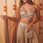 Dimpi Sanghvi Instagram - This festive season, shine bright like a diamond!✨ Bedazzle everyone with the elegant, sparkly lehenga choli. Pair it with a set of beautiful earrings and complete your festive party look!🤩💁🏻‍♀️ Shop from the wide range of festive wear available on the @flipkart app!🛍️😍 #Collaboration with @flipkartlifestyle #Flipkartfashion #Flipkartfashionpros #IndiakaFashionCapital #DimpiSanghvi #MumbaiFashionInfluencers #traditionalwear #lehenga #snakeprintlehenga #ethnicoutfits #festivelooks #outfitinspiration #ad