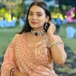 Dimple Biscuitwala Instagram - 🧡✨#showready #sangeetnight #dimplebiscuitwalalive . Wearing @aasvi_by_sheetalchandel Jewellery by @thejewelstudiio Styled by @style_by_mita