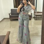 Dimple Biscuitwala Instagram - Showready in @littleluxurylandofficial 🌸 . #rajkot #sangeetnight #dimplebiscuitwala Rajkot, Gujarat