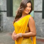 Divya Agarwal Instagram - Wrapped in the warmth of tradition, this yellow saree brings out my vibrant spirit! 💛 Saree @mandirawirkhq Styled by @stylingbyvictor @sohail__mughal___ Assisted by @styleby_antara Accessories @the_jewel_gallery Makeup @dishisanghvii Hair @fouzikazi_makeupndhair