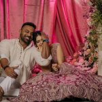 Divya Agarwal Instagram - Happy Diwali from us ❤️❤️ Picture by @knottyaffair.in @namitnarlawar @vipulsangilkar