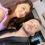 Divya Agarwal Instagram - To the one, who made my journey not just sweet, but also a learning experience which will be my guiding light in my future endeavours 🥹 had it not been this way, with you as our mentor and host, I wouldn’t come out shining brighter than ever before ❤️ Looking forward to the same love and support from you, no matter in which walk of life I’d be 🥰 I know that you’re a true leader and that’s why my GURU in this bling-bling world ✨❤️🙏🏻 Thank you for always being there and motivating me D ✨ Sending you all the love and wish to see you as this amazing host and guide all the other aspiring artists that you come across. Your fav student 🤗😘