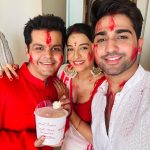 Divya Agarwal Instagram - The family I never thought I’ll have What a beautiful day Mata Rani sabko khush rakhe ❤️