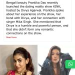 Divya Agarwal Instagram - One with my favourite, my mishti @divyaagarwal_official ❤️ Love you now & forever !! . . . #picture #new #post #postoftheday #divyaagarwal #prantika #prantikadas #swayamvarmikadivohti #atrangi #kissishqnconnections #reality #realityshow #realitytv #tv #show #host #bollywood #bollywoodactress #tollywoodactress #tollywood #news #update #media #socialmediamarketing #socialmedia #updates #work #follow #followforfollowback #follow4followback Mumbai, Maharashtra