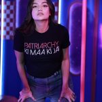 Divya Agarwal Instagram - It’s my statement PATRIARCHY KI MAA KI JAI ! Photographer @amitkhannaphotography Makeup @dishisanghvii Drip available @merchit.in