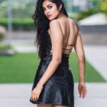 Divya Vadthya Instagram - Untie my knots 🖤 My hair is all tangled 😉 📸 @sravanphotographyofficial 👗 @sri.kri.ra 💎 @emmadi_silver_jewellery