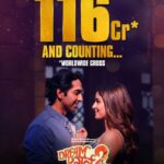 Ekta Kapoor Instagram - This is nothing but Dream Girl ke 116,00,00,000 aashiqon ka pyaar! 🫶🏻✨ Book your tickets now! 🔗- Link in Bio. #25AugustHoGayaMast #DreamGirl2InCinemas @ayushmannk @ananyapanday @writerraj @shobha9168 @balajimotionpictures @gaurisathe @annukapoor @pareshrawalofficial @vijayraazofficial @nowitsabhi @rajpalofficial #GovardhanAsrani #ManojJoshi @seemabhargavapahwa @oyemanjot @anirudh_k_sharma @krishanurathore @nareshkathooria @zeemusiccompany @pooja___dreamgirl