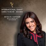 Ekta Kapoor Instagram – ♥️🧿🧿🧿🧿🙏🏼🙏🏼🙏🏼🙏🏼 #iemmys