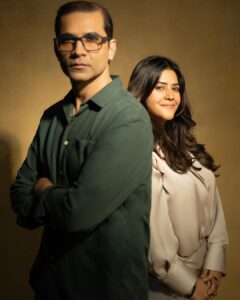 Ekta Kapoor Instagram - Lights, Camera, and a blockbuster collaboration! 🎥 Balaji Motion Pictures and @tvfmotionpictures team up for a spellbinding 3-film journey that promises to redefine entertainment. 🎬 @ektarkapoor @arunabhkumar @theviralfever @shobha9168 #BalajiMotionPictures #TheViralFever