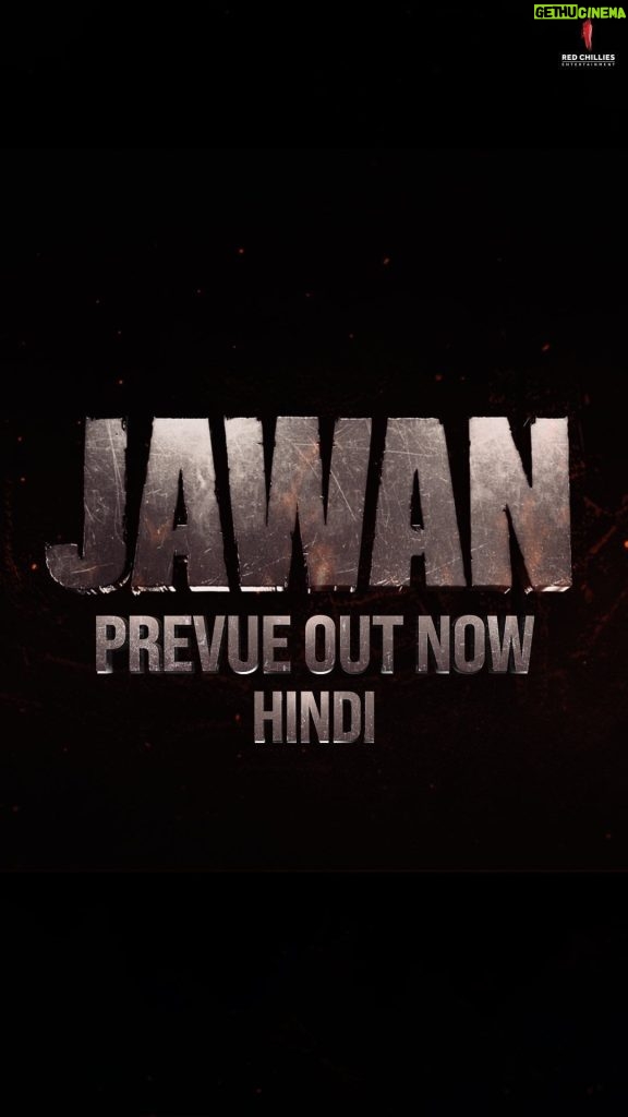 Gauri Khan Instagram - Presenting to you the JAWAN Prevue! #JawanPrevue Out Now! #Jawan releasing worldwide on 7th September 2023, in Hindi, Tamil & Telugu.