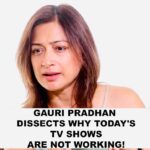 Gauri Pradhan Tejwani Instagram - @gpradhan opens up on why TV shows of today are not working. Do you agree with her? #gauripradhan #podcast #siddharthkannan #sidk #interview #reels #trending #explore