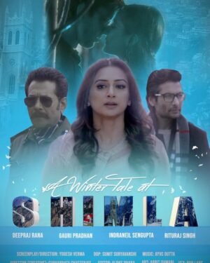 Gauri Pradhan Tejwani Instagram - A winter tale at Shimla! 
@indraneilsengupta 
@deepraj_rana 
@riturajksingh 
#newfilm
#lovestory
#shimla
#musiclaunch