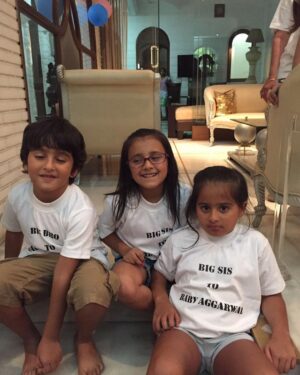 Gauri Pradhan Tejwani Instagram - Our hearts..our souls…our life!!!Turned 13 today!!!from those tiny little creatures to teenagers!!!hope you know we love you more than anything else in the world!!!Be happy always!!!happy 13 th birthday Katya,Nevaan and Teeyaa!❤️❤️❤️