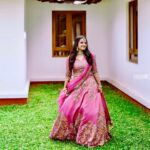 Gopika Anil Instagram - The Smile which I'm wearing today has a 'Meaning'... I'm just gonna Smile Big! 😊 . Thankyou sooo much @jazaashdesignstudio for making me look so beautiful 🥰 with this pink lehenga woven with so much of love ♥️ Mua - @nizanmakeovers Jewels- @pureallure.in Pc- @mouseartcochin @picstory_josecharles . #pinklehenga #wovenwithlove #chanderi #engagementday #pictureoftheday #jazaashdesignstudio #jazaashdesigns #nizanmakeover #mouseartcochin #picstory