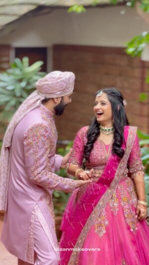 Gopika Anil Instagram - Our cute Engagement bride @gops_gopikaanil all dolled up in nizanmakeovers 😍😍
Wishing @padmasoorya and @gops_gopikaanil all the best 💕💕💕
Mua @nizanmakeovers 
Outfit @jazaashdesignstudio 
.
.
.
.
#makeupartist #gopikaengagement #makeupideas #engagemnet #engagementphotos #makeupoftheday #santhwanam_serial #nizanmakeovers