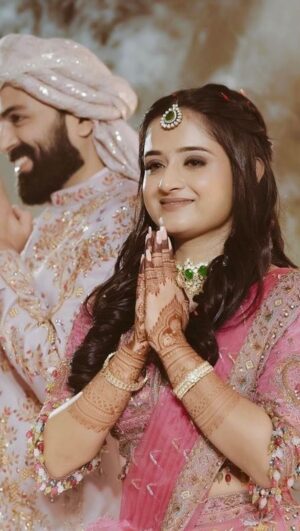 Gopika Anil Instagram - Painting the town pink, a bridal fairytale towards the precious day💍👰 
The most awaited bride @gops_gopikaanil 
Handsome groom @padmasoorya 

Groom costume @infiniti_groom_concepts 
Mua @nizanmakeovers 
Jewellery @pureallure.in 
Mehandi @_brown_tint 

#jazaash #reels #reelsvideo  #jazaashdesigns #celebrity #celebritybride #bridesofindia #bridesofkerala #royalbride #beauty #fashion #love #loveislove  #aestheticbride #gorgeousbride #lehengafashion #indianwedding #wedding