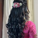 Gopika Anil Instagram - Engagement Hairstyle done for this cutie @gops_gopikaanil . . . #engagement #engagementring #engagementmakeup #engagementphotos #makeupartist #makeuplook #gopikaengagement #nizanmakeovers
