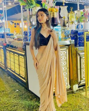 Gracy Goswami Instagram - No Rishtas Please!…
Wearing: @theoneminutesaree
.
.
.
.
.
.
.
.
.

#wedding #weddingseason #weddingoutfit #desigirlvibes  #trending #instagramposts #style #fashion #collaboration #collab #fashioninspo #norishats #shoots #hair #makeup #editing #outfitinspiration #pose #foreverphotoready #winterweddings #vibe #grace #graceitwithgracy #500ksoon  #taylorswift #loveyouguys #grattitude #patience #passion #hardwork