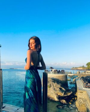 Gracy Goswami Instagram - Oft Best Feelings ever! 🤍
.
.
.
.
.
.
.
.
Ps: if not good, guys please don’t comment anything inappropriate -thanks 

#bali #baliindonesia #vacation #vacaymode #vacayvibes #vacaymodeon #explorepage #jimbranbali #explore #travel #wanderlust #internationvacay #sunsets #instagramreel #style #fashion #outfitinspiration #Balivisits  #sundays #happydays #vibe #grace #graceitwithgracy #500ksoon  #baliisland #loveyouguys #ayanarockbar #sureeal #peaceandvibe #bestplace