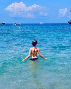 Gracy Goswami Instagram - A mermaid for life! 🧜🏻‍♀️ 🤍
.
.
.
.
.
.
.

.
.
.
.
.

#bali #baliindonesia #vacation #vacaymode #vacayvibes #vacaymodeon #explorepage #jimbranbali #explore #travel #wanderlust #internationvacay #sunsets #beaches  #style #fashion #outfitinspiration #Balivisits  #waterbaby #swimmerforlifr #vibe #grace #graceitwithgracy #500ksoon  #baliisland #loveyouguys #mermaidlife #sureeal #peaceandvibe #bestplace