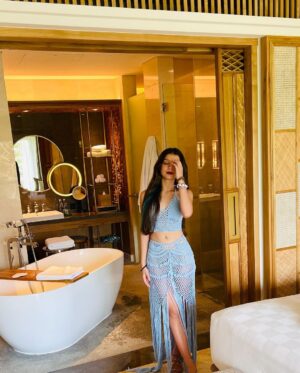 Gracy Goswami Instagram - Live life large sized! ♥️🤍🧿

.
.
.
.
.

#bali #baliindonesia #vacation #vacaymode #vacayvibes #vacaymodeon #explorepage #jimbranbali #explore #travel #wanderlust #internationvacay #sunsets #instagramreel #style #fashion #outfitinspiration #Balivisits  #sundays #happydays #vibe #grace #graceitwithgracy #500ksoon  #baliisland #loveyouguys #ayanarockbar #sureeal #peaceandvibe #bestplace