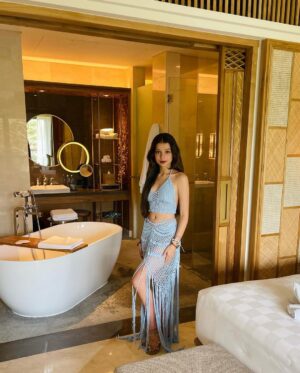 Gracy Goswami Instagram - Live life large sized! ♥️🤍🧿

.
.
.
.
.

#bali #baliindonesia #vacation #vacaymode #vacayvibes #vacaymodeon #explorepage #jimbranbali #explore #travel #wanderlust #internationvacay #sunsets #instagramreel #style #fashion #outfitinspiration #Balivisits  #sundays #happydays #vibe #grace #graceitwithgracy #500ksoon  #baliisland #loveyouguys #ayanarockbar #sureeal #peaceandvibe #bestplace