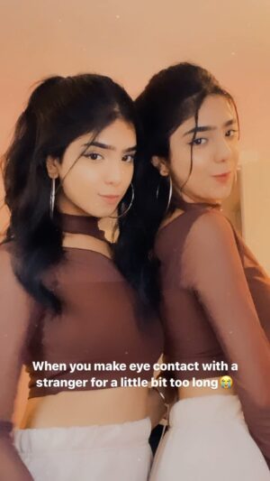 Ishveen Gulati Instagram - 😭❤️ #teamvleenam #mirrortwins