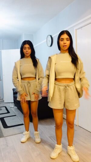 Ishveen Gulati Instagram - Aashiq Banaya🙈 #teamvleenam #mirrortwins #twins #twin ✨