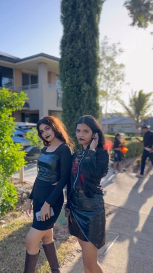 Jasnya Jayadeesh Instagram - #halloween celebration at Australia went like ❤️‍🔥❤️‍🔥❤️‍🔥
#sydneyaustralia #halloweencostume 
.
@sreyajayadeepofficial____ @devanandha.malikappuram @neethu_jayan2 @pranavks95