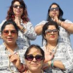 Jennifer Mistry Bansiwal Instagram - Om Namah Shivay.... Ps...Ladies trip to Rishikesh... #ladiestrip #jennifermistrybansiwal #jmbreels #girlstrip #friendship #friends #schoolfriends Rishikesh Uttrakhand