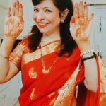 Jennifer Mistry Bansiwal Instagram - "Henna love and good vibes." Karwa chauth mehandi by @taslim_mehndi_designer #jennifermistrybansiwal #jmb #jmbreels #mehandi #heena Hiranandani Garden Powai