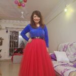 Jennifer Mistry Bansiwal Instagram – “I feel like I thrive in the red light.” “Love and a red rose can’t be hid.” “Red has always been my color, because red stands out.” “I always loved red…

Ps- Got ready for society annual function…

#jennifermistrybansiwal
#jmb Hiranandani Garden Powai