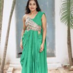 Kaavya Arivumani Instagram - Green-tastic 🍀🍃 Costumes - @f2f_designerboutique Stylist - @keziah_costume_stylist Photographer - @camerasenthil Makeup - @jeevya_makeoverartistry Hair - @purpleplusnagu Shoot Organized by @rrajeshananda