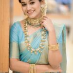 Kaavya Arivumani Instagram - Embark on a journey through timeless beauty with me as I unwrap the splendour of VBJ’s Bridal Collection! Their bridal jewellery, meticulously handcrafted, captures every nuance of a bride’s desires for her wedding day. The way each piece glistens and adorns, it’s as if they were created to complement the dreams of her heart! My admiration for this jewellery isn’t just a momentary fascination; it’s a heartfelt endorsement from someone who has discovered a world of beauty in VBJ. It’s your turn to find the piece that speaks to your soul and becomes an enduring part of your journey. Visit VBJ and make your bridal dreams come true.