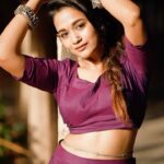 Kaavya Arivumani Instagram - Aura of poetry ,roses and galaxies 🌌💜 Costume:@arudpa 📸@mickey__creations MUAH:@jeevya_makeoverartistry Jewel:@the_beta_girl #kaavya#kaavyaarivumani