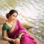 Kaavya Arivumani Instagram - 🪷 @sarina.theboutique @jeevya_makeoverartistry @dhanush__photography @arudpa Team❤️ #kaavya#kaavyaarivumani
