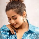 Kaavya Arivumani Instagram - Cause I’m icy 🦋🥶 Loving this series .,shot by @ikriosgokul Muah:@noormakeup_mehndi Costume :@shri_she Styling :@anand.aries #kaavya#kaavyaarivumani #instagram