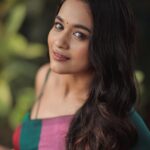 Kaavya Arivumani Instagram - In my element ❤️ Makeup @deepz_beautyjourney @dhanush__photography Styled by @indu_ig Hairdo @_stylenart_ Saree @gsensemble_official Blouse @yaradesigners