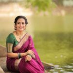 Kaavya Arivumani Instagram - 🪷 @sarina.theboutique @jeevya_makeoverartistry @dhanush__photography @arudpa Team❤️ #kaavya#kaavyaarivumani