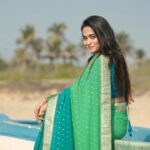 Kaavya Arivumani Instagram - Kadhal kanave🫧✨ Saree:@ahanika_fashions .,love the saree💜 @nalinam_boutique thanks for the blouse 😍 @sathyaphotography3 bro🙌🏻 #kaavya#kaavyaarivumani
