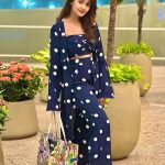 Kanchi Singh Instagram - Sri Lanka ✈️ . . Styled by:- @yashasvisingh19 Wearing:- @barrooni.in Assisted by:- @aarttiiii__ Terminal 2 Chatrapati Shivaji Terminal Mumbai