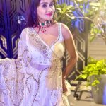 Kanchi Singh Instagram - Keeping our Indian traditions alive… One lehenga at a time. 🤍😉 #indianwear#lehenga#love . . Styled by:- @yashasvisingh19 Wearing:- @charmisdesign