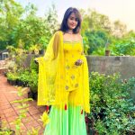 Kanchi Singh Instagram - Hello Yellow 💛 . . Styled by:- @yashasvisingh19 Wearing:- @choice_boutique_manika @manika1314