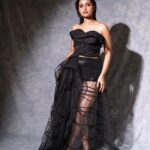 Karishma Sawant Instagram - Focused so bad that I am dancing on the way to my Goal to the noise they create - KS Team - @garg_kinjal @vanshika_nirmal @nikhil.p.sawant Outfit - @mireyasanya Styled by @littlepuffsofhappiness