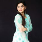 Ketaki Kulkarni Instagram - feeling blue 🩵✨🦋 Wearing @behkiiofficial Makeup and hair @glamorous_vanshikajain Captured by @the.redframe_ Edited by @sk__sunny_007 #ketakikulkarni #chikankari #kurti #indian #indianwears