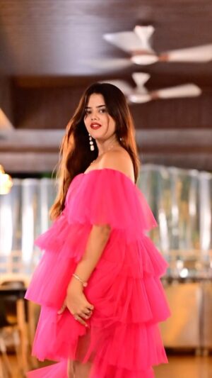 Ketaki Kulkarni Instagram - Is BARBIE still trending? 🫣💖

Outfit @the_planetdesigner 
Captured by @prathamesh_jadhav_photography 
Earrings @everstylishcom 

#barbie #barbiemovie #pink #barbietrend #barbiegirl #reels #trending #trendingreels #viral