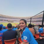 Ketika Sharma Instagram - Cricket for me represents life in general. Its a great teacher and it's so graceful ✨no wonders it's called “a gentleman's sport” 🙌🏼 Its a leveller, it's uncertain, it's aspirational, its a humbler! It’s about Intent! About passion and dreams and failures and successes, about diligence and determination! It’s about physical and mental grit!! It's about life and about being human! The" Sportsman Spirit" adds so much quality, character and grace to an individual! And isn’t it soo beautiful how passionately this sport brings (especially us Indians) together in more ways than one? It's a religion we unanimously belong to🫶 As for this World Cup, Team India played this World Cup in such style and swag!! So much so that we looked like "OBVIOUS" winners! Yes the result didn't go our way but this victory will mean equally much to Australia "this" time because they beat "the strongest team" this tournament! It's a really sweet win for them because they beat "the most dominating team" of this tournament, a team which had the Best batsman, best bowlers and honestly” THE BEST TEAM"! Period!! What an iconic tournament this was #lions on the field truly @indiancricketteam #iconic So here’s to dreaming on 🥂 That's what we always do! We accept the results in life with grace and move on with the lessons and the learnings taken and with a hopeful heart we look forward to a brighter tomorrow! We dream on, We dream big and we shine through it all 💙✨ #bleedblue #cricketworldcup #2023 #finals Narendra Modi Stadium - Ahmedabad