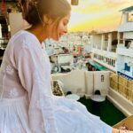 Krishna Mukherjee Instagram - Day In Pushkar❤️ Wearing- @thechikanlabel ❤️ Pushkar Lake