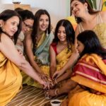 Krishna Mukherjee Instagram - Happy Poila Baisakh 💛 PC- @israniphotography